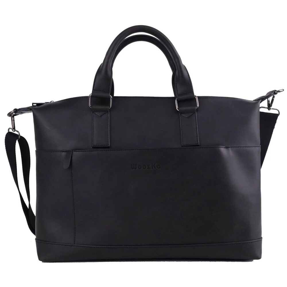 Laptop Bag Vegan Leather Messenger Shoulder Bag - 15.6" Laptop Briefcase with...